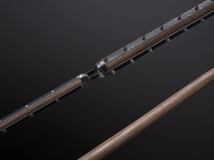 battle flail Modèle 3D