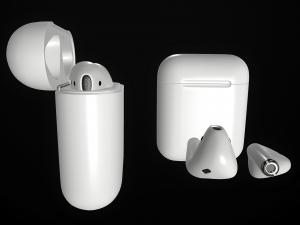 apple airpods 2 3D Model