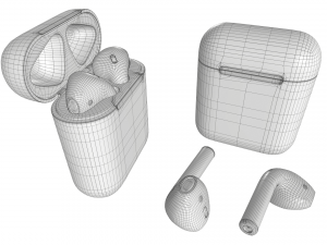 apple airpods 2 3D Model