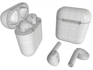 apple airpods 2 3D Model
