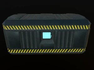 sci-fi container 3D Model