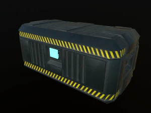sci-fi container 3D Model