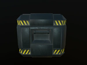 sci-fi container 3D Model