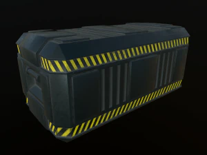 sci-fi container 3D Model