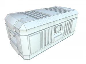 sci-fi container 3D Model