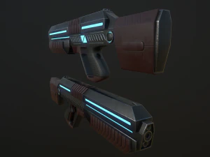 sci-fi rifle 3D Model