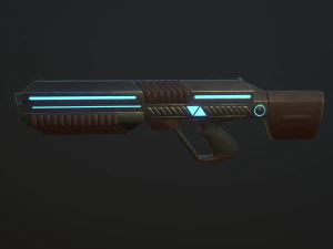 sci-fi rifle 3D Model
