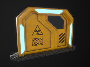 sci-fi door 3D Model