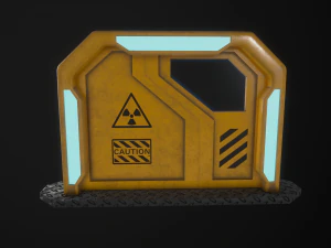 sci-fi door 3D Model