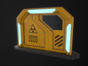 sci-fi door 3D Model