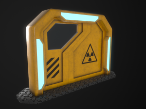 sci-fi door 3D Model
