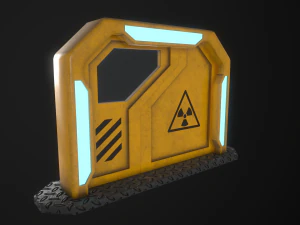 sci-fi door 3D Model