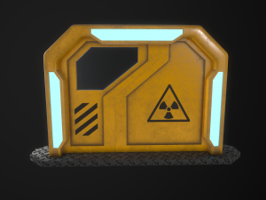 sci-fi door 3D Model