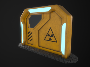 sci-fi door 3D Model
