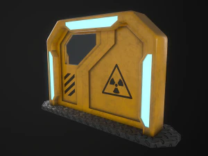 sci-fi door 3D Model