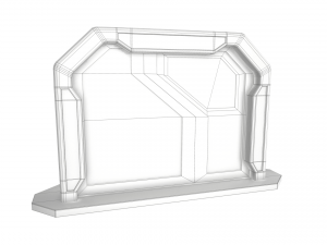 sci-fi door 3D Model