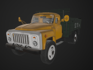 old truck haz-52 3D Model