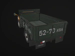 old truck haz-52 3D Model