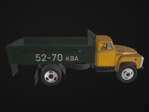old truck haz-52 Modello 3D