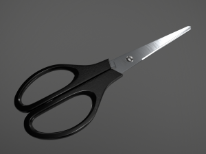 office scissors Modello 3D