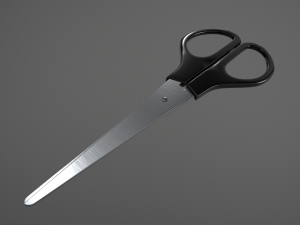 office scissors Modello 3D