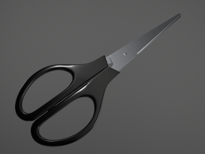 office scissors Modello 3D