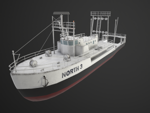 fishing trawler Modelo 3D