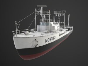 fishing trawler 3D Model