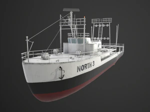 fishing trawler 3D Model