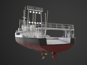 fishing trawler 3D Model