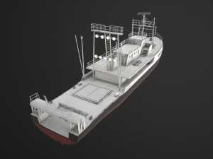 fishing trawler 3D Model