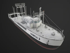 fishing trawler 3D Model