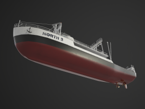 fishing trawler 3D Model