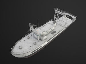 fishing trawler 3D Model