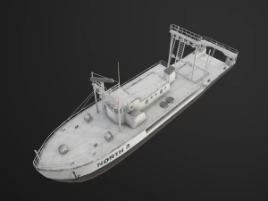 fishing trawler 3D Model