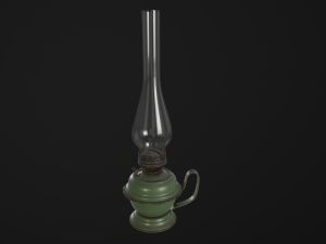 old kerosene lamp 3D Model