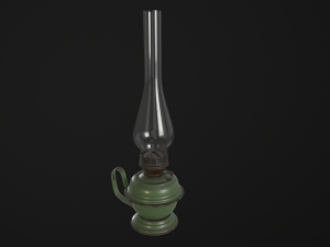 old kerosene lamp 3D Model