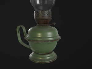 old kerosene lamp 3D Model