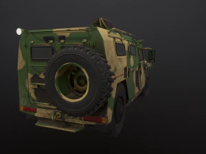 gaz tiger 2330 car 3D Model