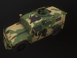 gaz tiger 2330 car 3D Model