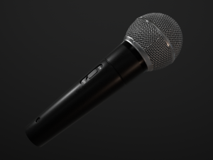 microphone Modèle 3D