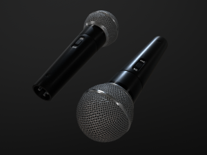 microphone 3D 模型