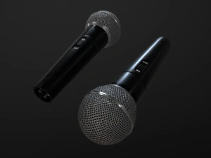 mikrofon Model 3D