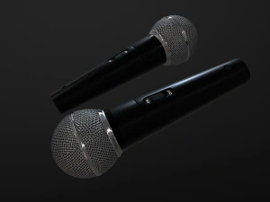 mikrofon Model 3D