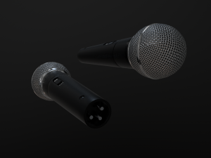 microphone 3D 模型