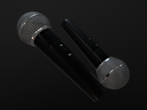 microphone 3D 模型