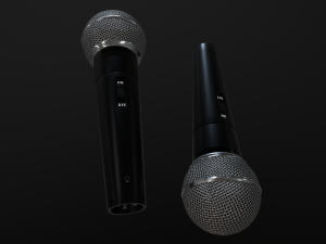 microphone 3D 模型