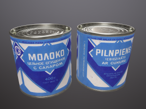 condensed milk Modelo 3D