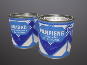 condensed milk Modelo 3D