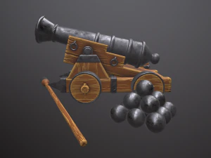 ca&ntilde;&oacute;n Modelo 3D